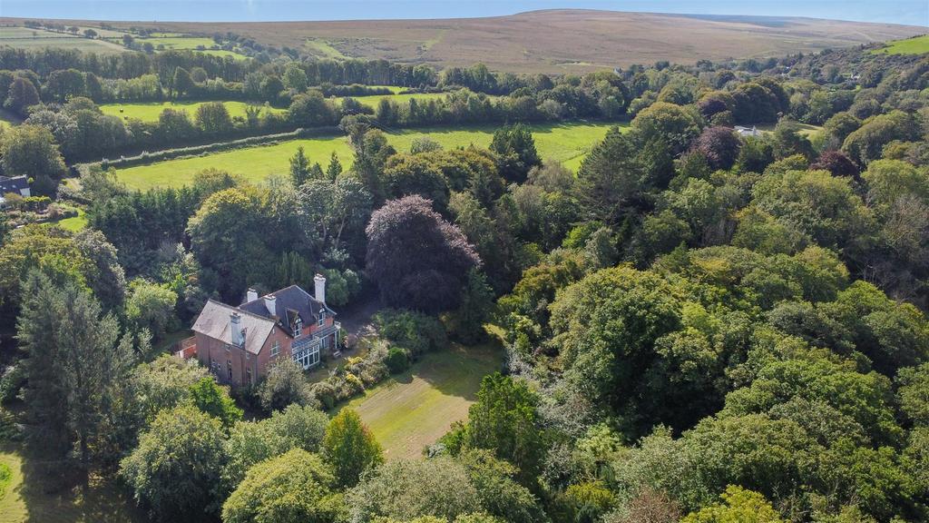 Drone Image Showing Dartmoor