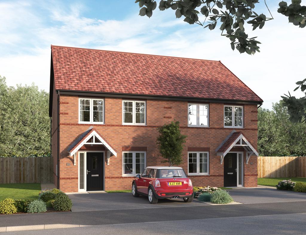 Plot 72 at Viridian Meadows Eyam Close, Desborough NN14 3 bed semi