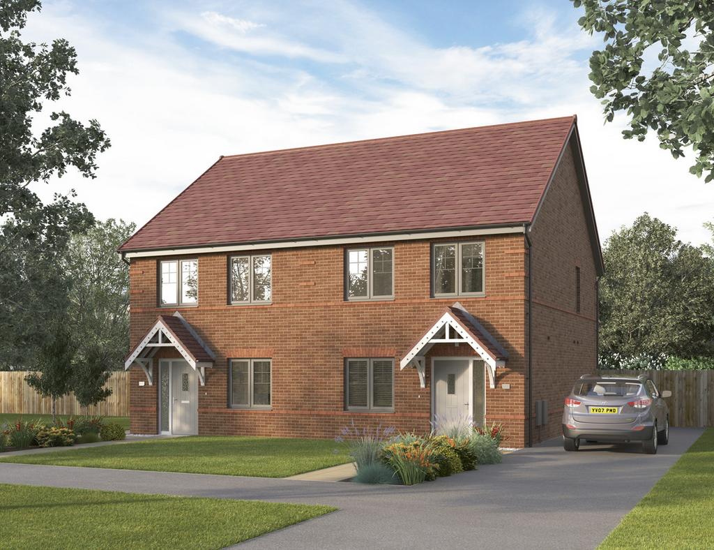 Plot 409 at Cotchett Village Etwall Road, Mickleover DE3 3 bed semi