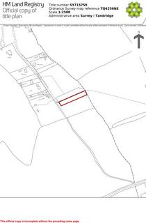 Land for sale, Parkwood Road, Tatsfield, Westerham, Surrey, TN16 2LT