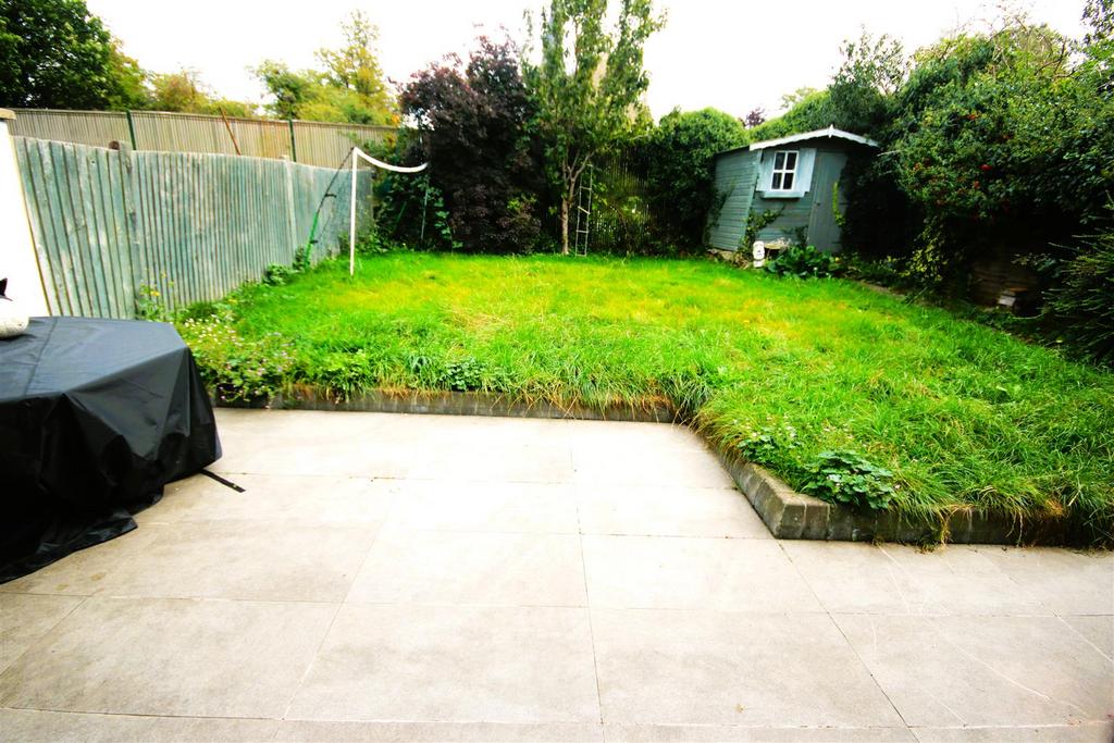 Rear garden: