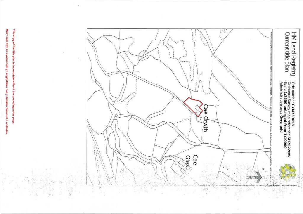 H M Land Registry Plan  Cae Crwth 0001.jpg