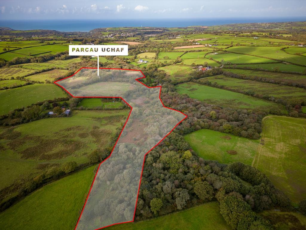 Pencae, Llanarth, SA47 3 bed property with land for sale £495,000