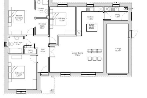 3 bedroom detached bungalow for sale, Jedbank 2, Hillside Terrace, Selkirk