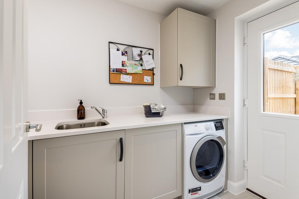 Utility room in the Holden. 4 bedroom home.