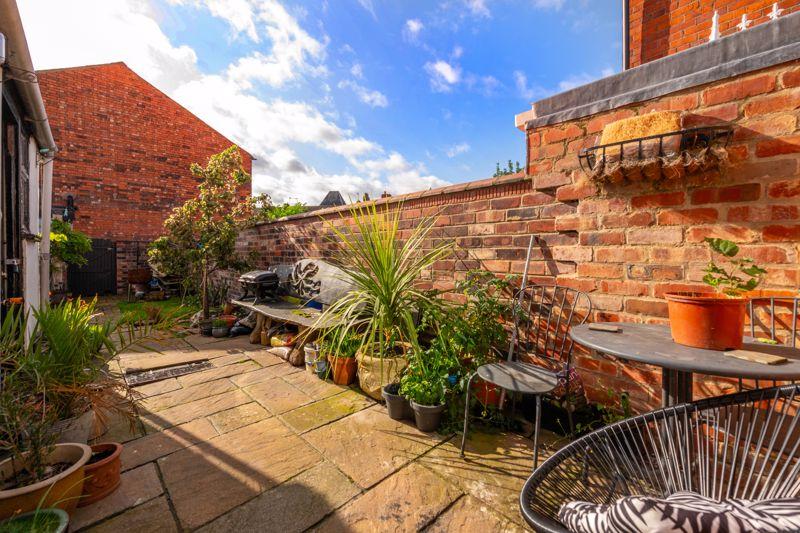 Rear courtyard