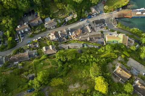 Plot for sale, Bodinnick, Fowey, Cornwall, PL23