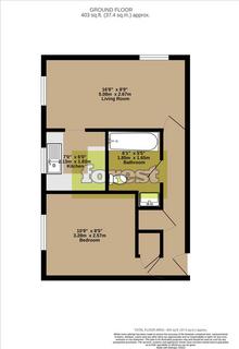 1 bedroom flat for sale, Redford Close, Feltham, TW13