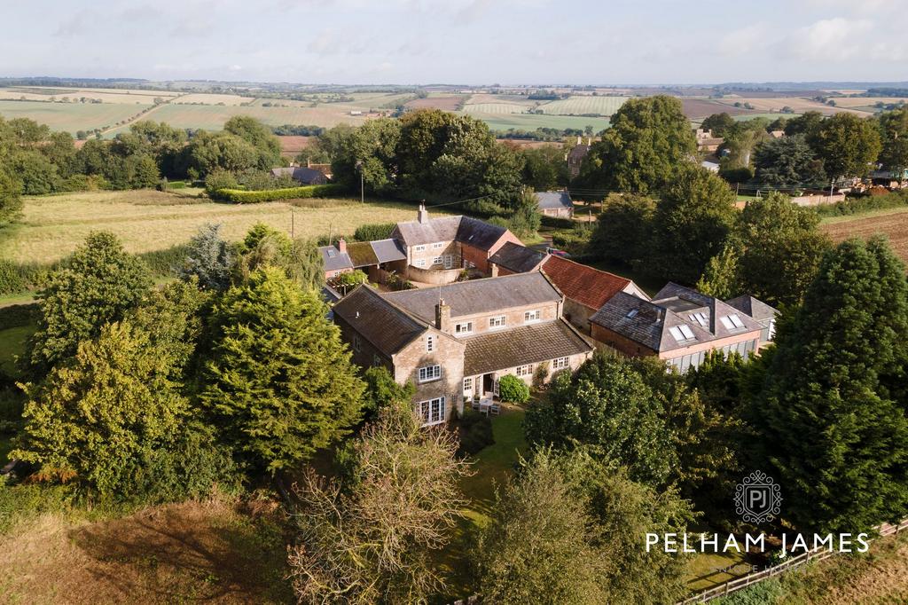 The Old Mill, Ridlington from the Air
