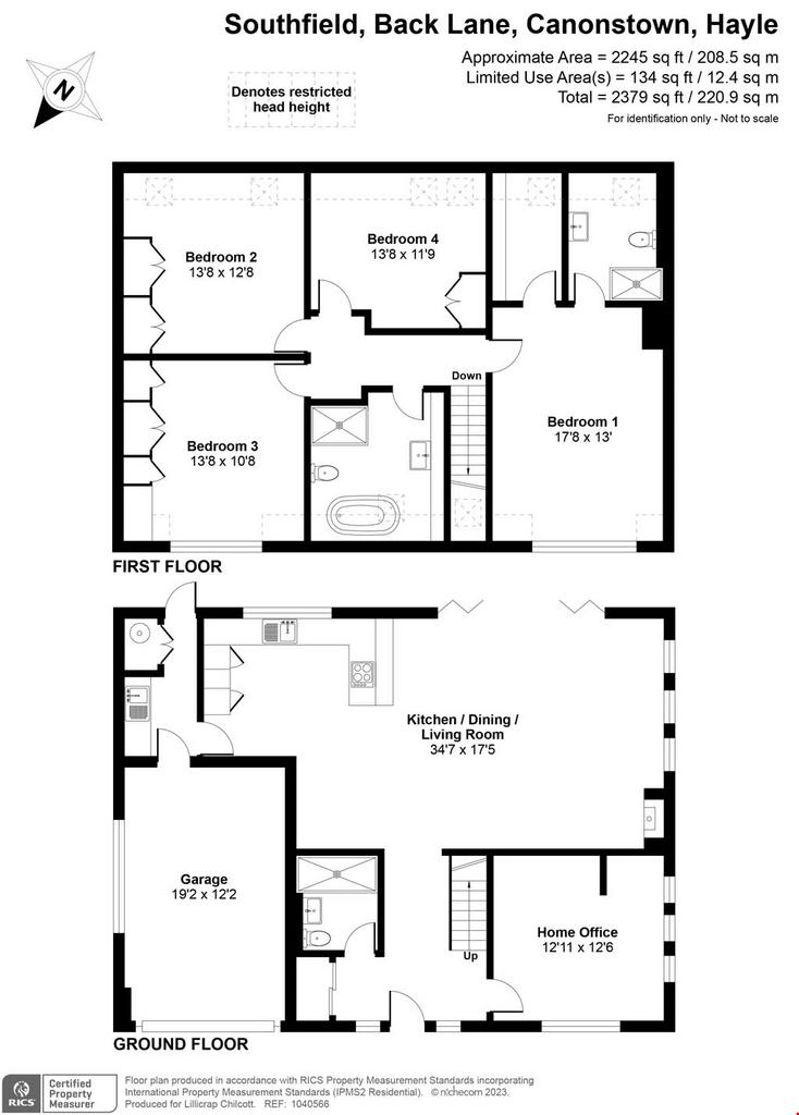 Canonstown, Hayle Nr. St Ives Bay, Cornwall 4 bed detached house for