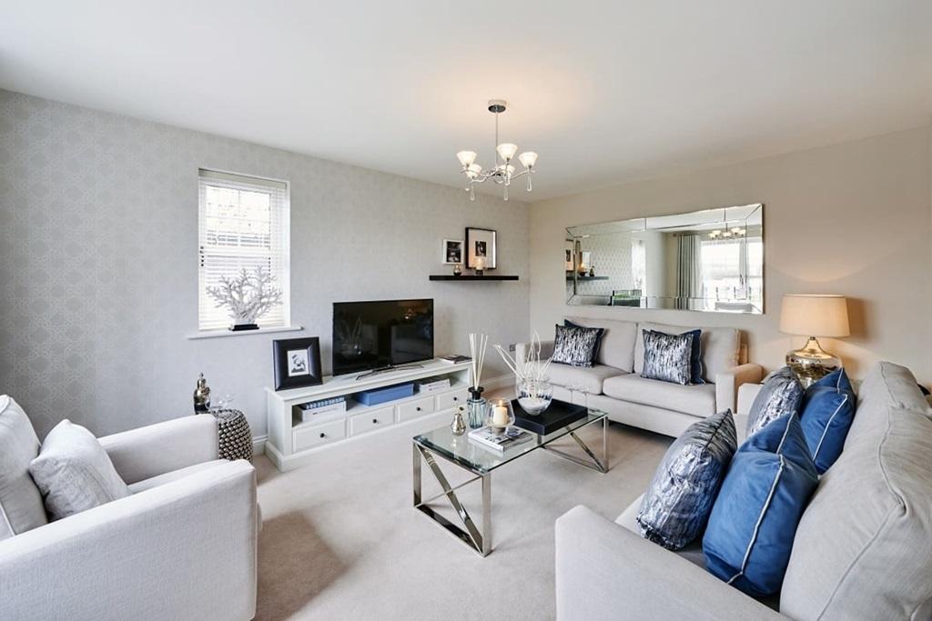 Plenty of space for two sofas