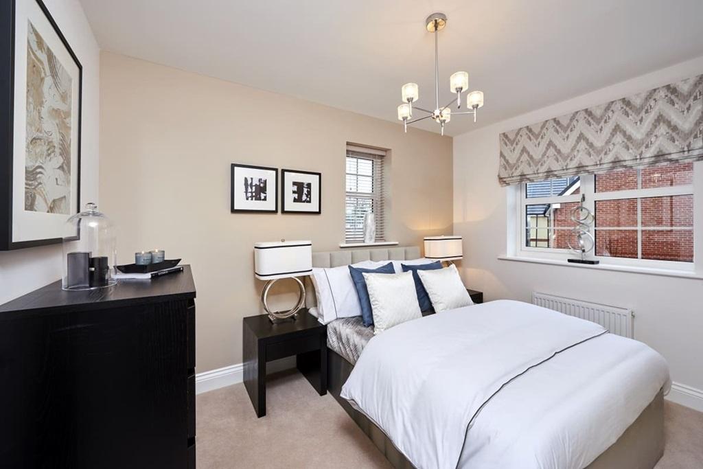 Large bedrooms with ample storage space