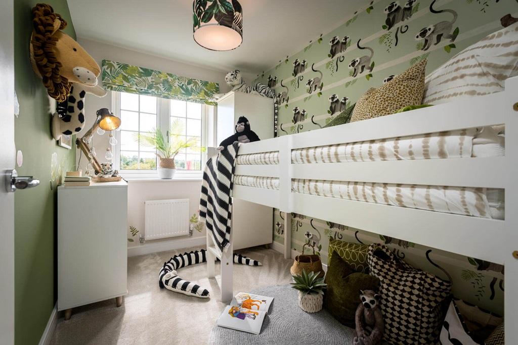 Bedroom 3 can also be used as a study or nursery