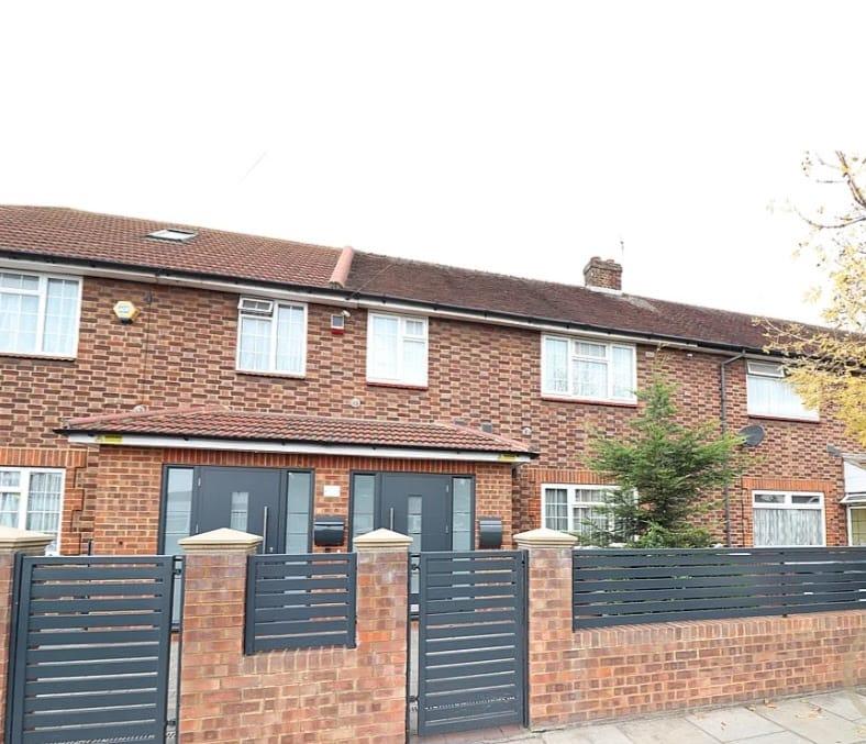 Four bedroom extended terraced house