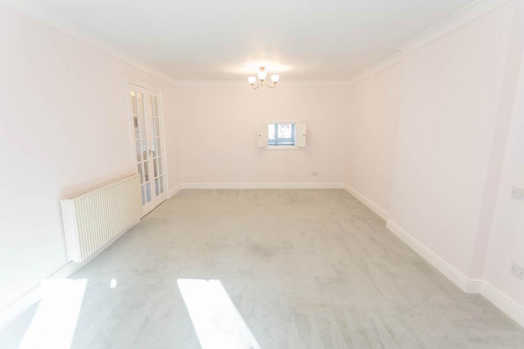 Living Room with serving hatch