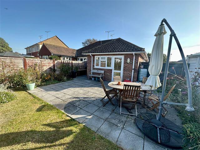 Rear elevation and garden