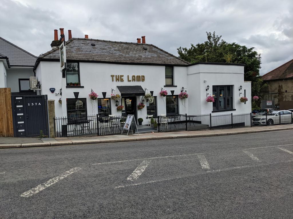 Pub opposite block