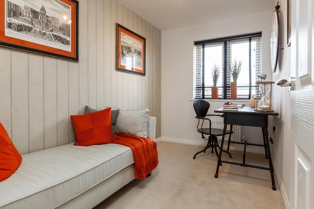 Third bedroom offers space to work from home
