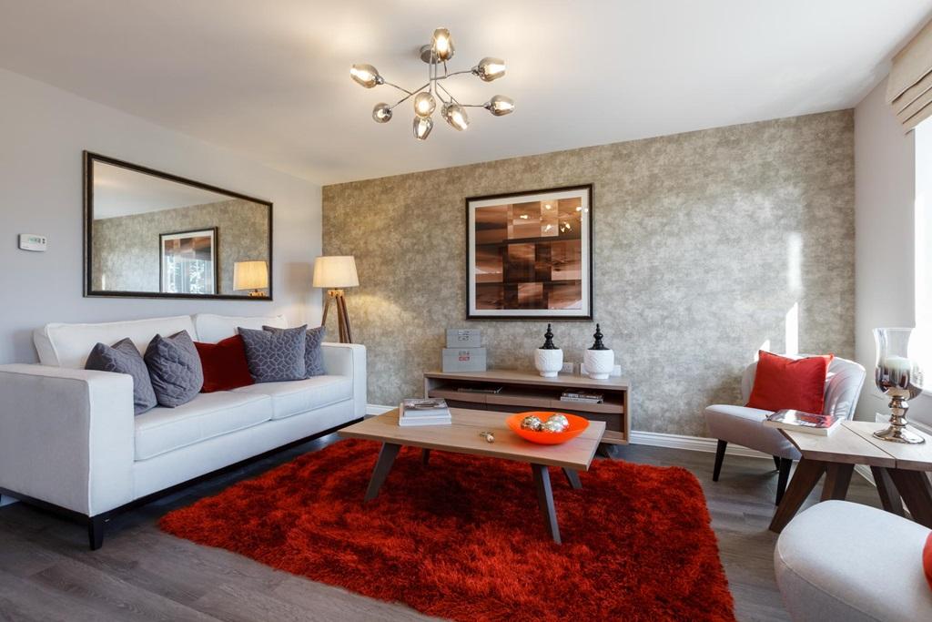 Plenty of space for two 3 seater sofas