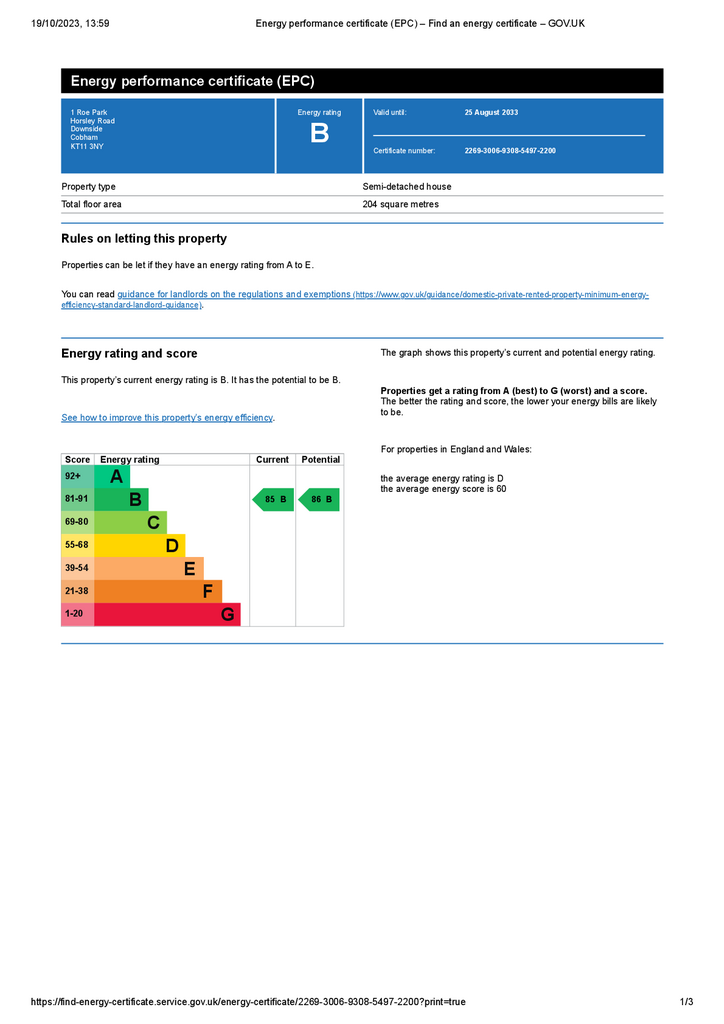 Energy performance c