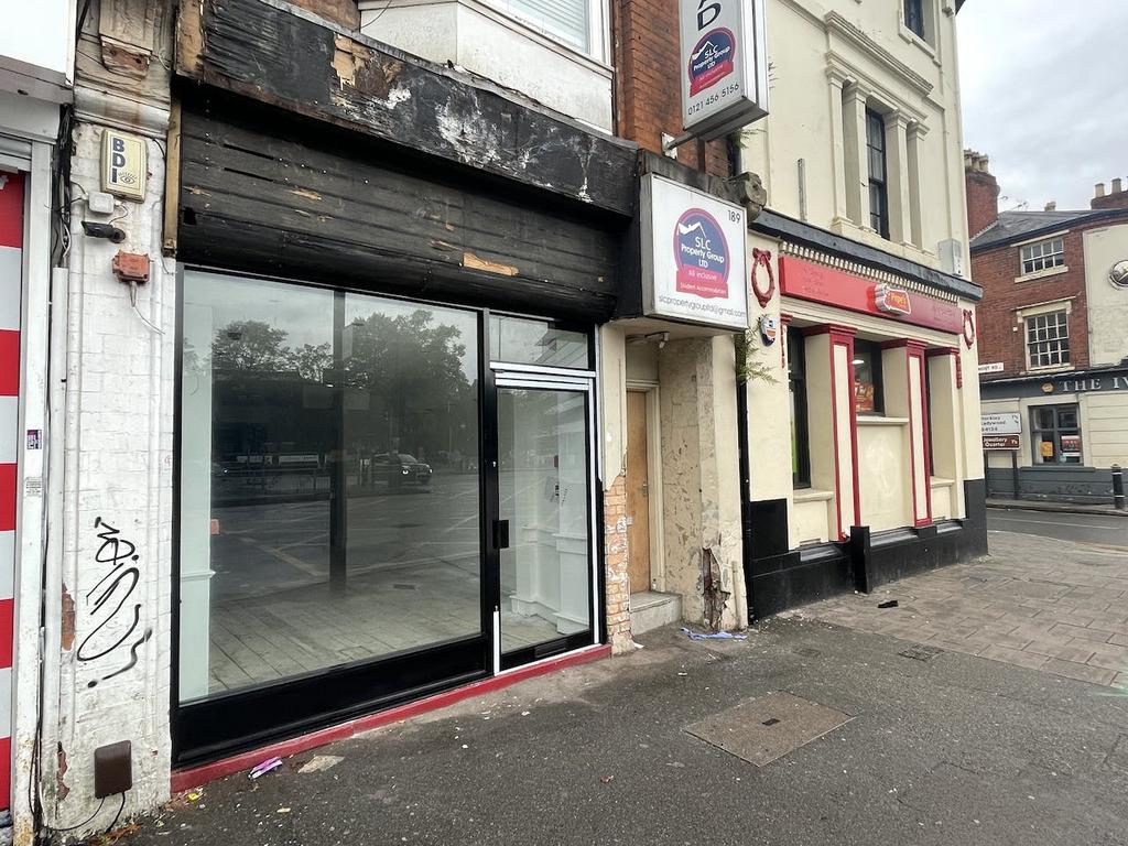 189 Hagley Road, Edgbaston... Retail property (high street) £2,167