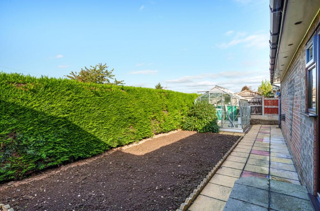 Greenhouse and vegetable patch