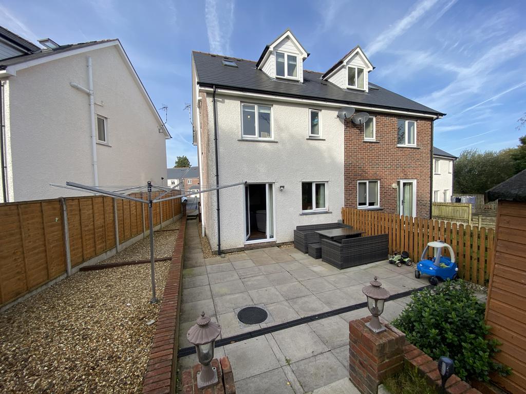 Rear of property