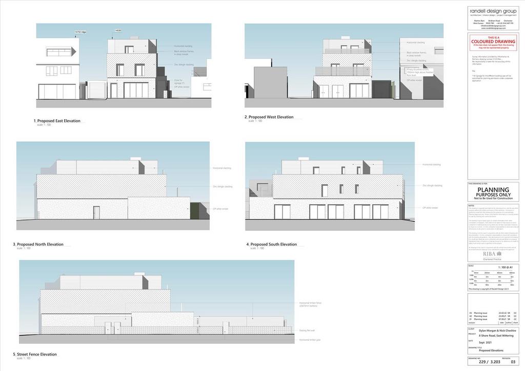 Substitute plan 23.02.22 proposed elevations 43569