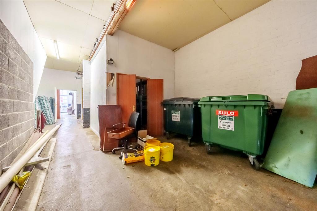 Inside warehouse