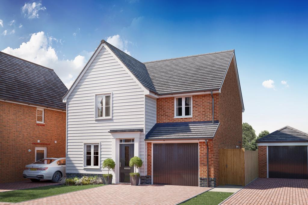 Outside view of the 3 bedroom Blyford Plot 71