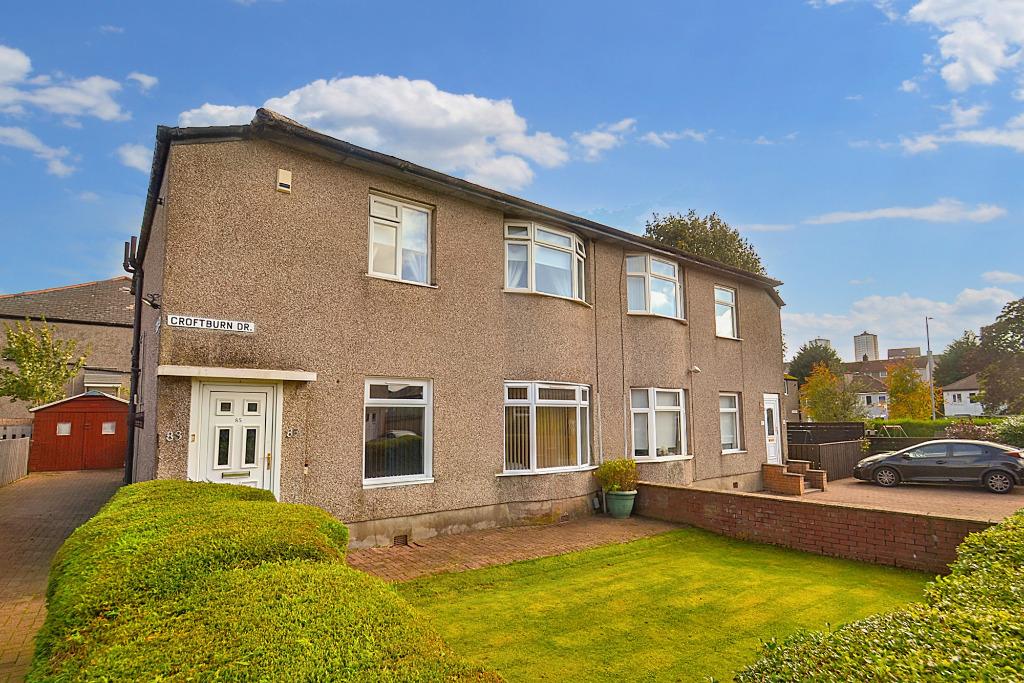 83 Croftburn Drive, Croftfoot... 3 bed ground floor flat £115,000