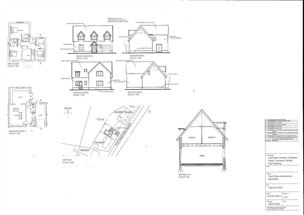 Tottington Road, Thompson IP24 3 bed property with land for sale £150,000