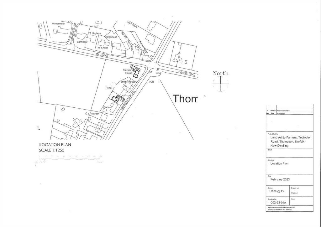 Tottington Road, Thompson IP24 3 bed property with land for sale £150,000
