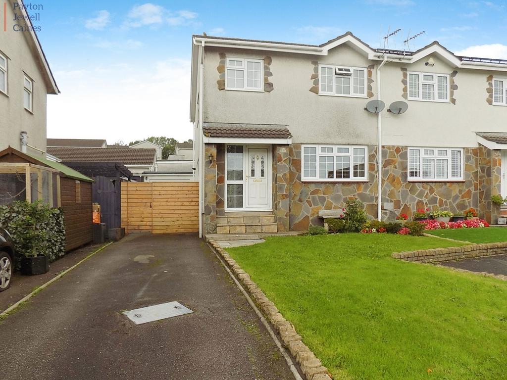 Ty Gwyn Drive, Brackla, Bridgend. 3 bed semidetached house for sale £225,000