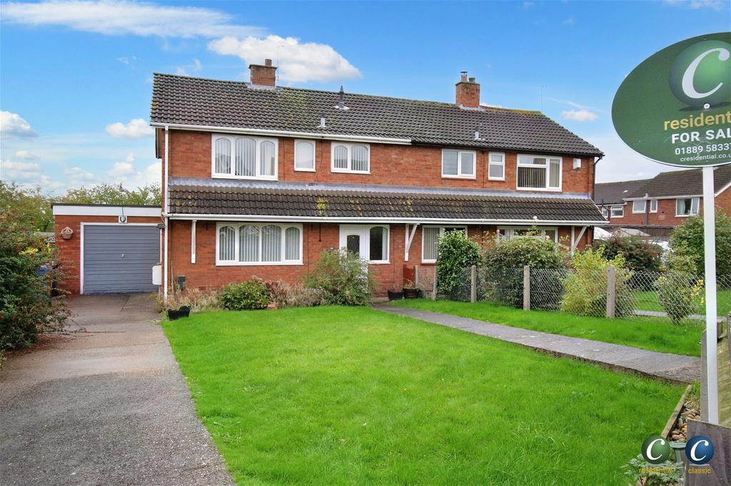 Harvey Road, Rugeley, WS15 4HF 3 bed semidetached house for sale £