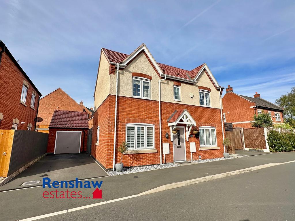 Yew Tree Close, Smalley, Derbyshire 3 bed detached house for sale £