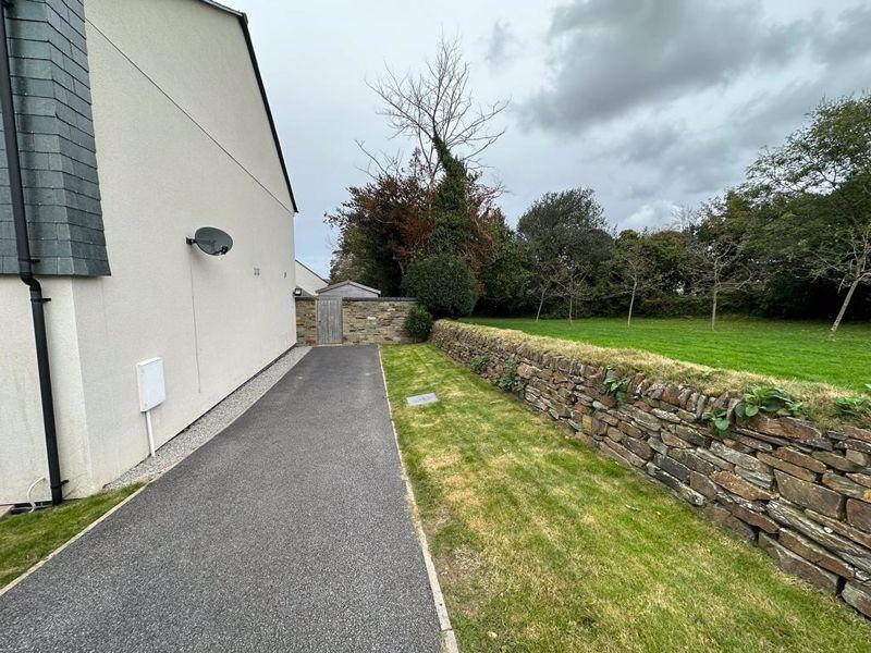 Ample driveway...