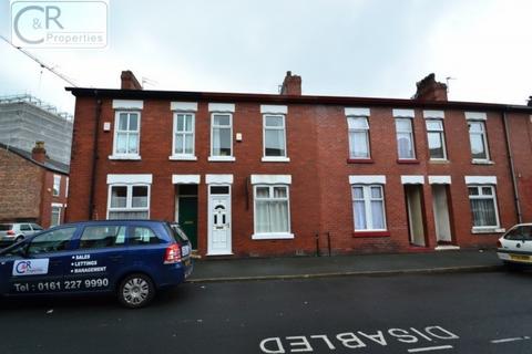 3 bedroom terraced house to rent, Stanley Ave, Rusholme, Manchester, M14 5HB