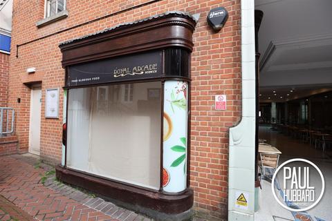 Shop to rent, Royal Arcade, Norwich
