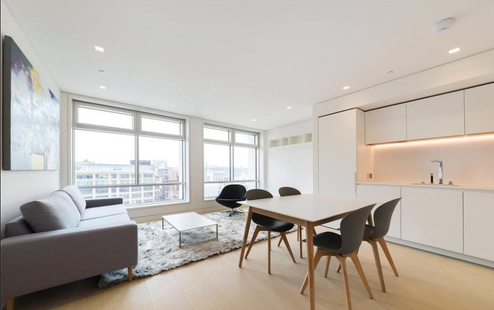 Open-plan living area, open plan living