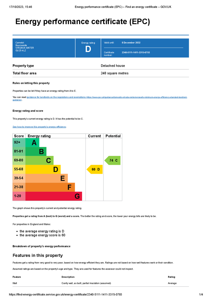 Energy performance c