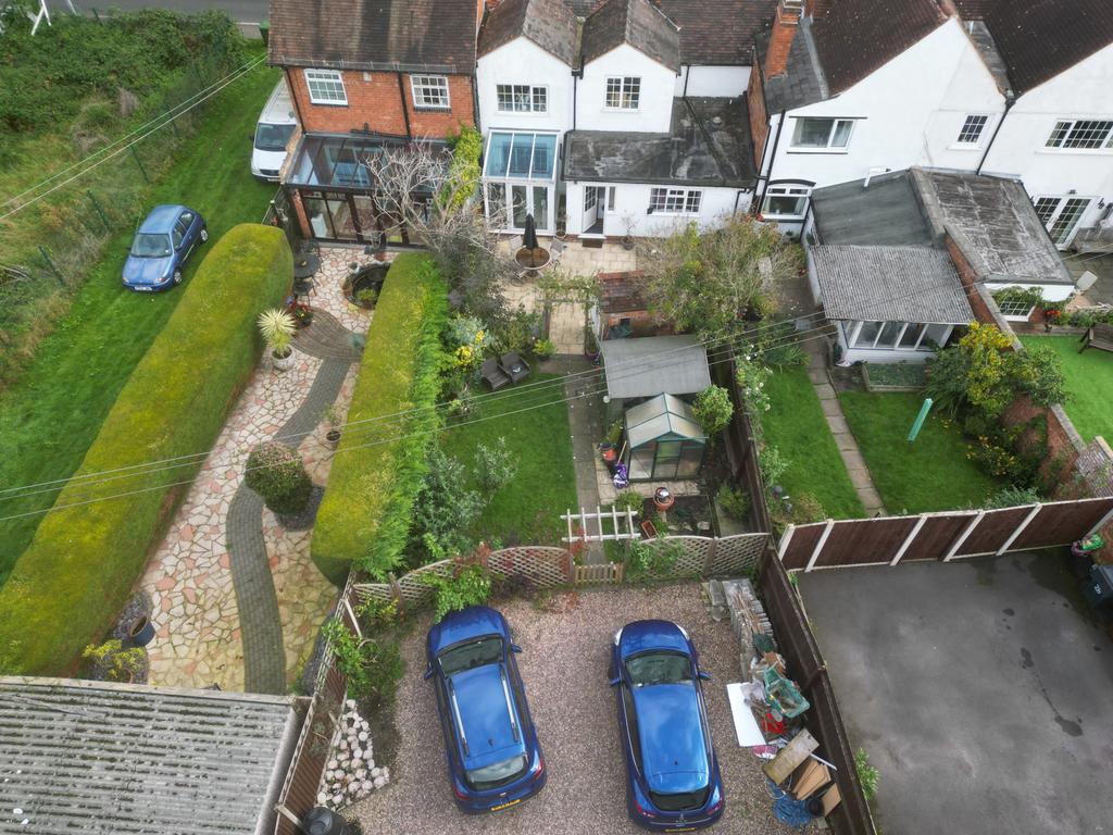 Aerial Photograph Showing Rear Elevation , Garden