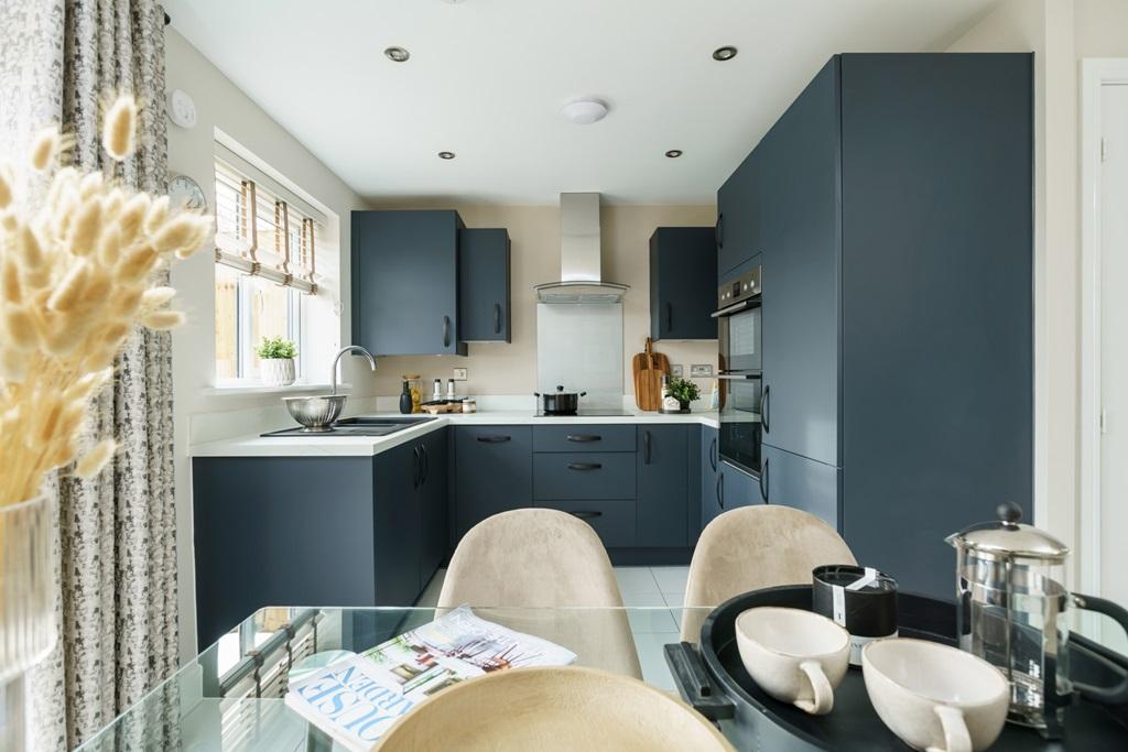 The kitchen/diner is a sociable space
