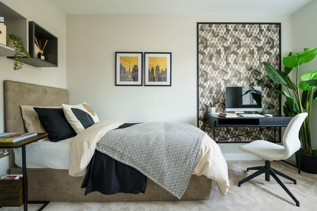 Bedroom 3 can double as a home office