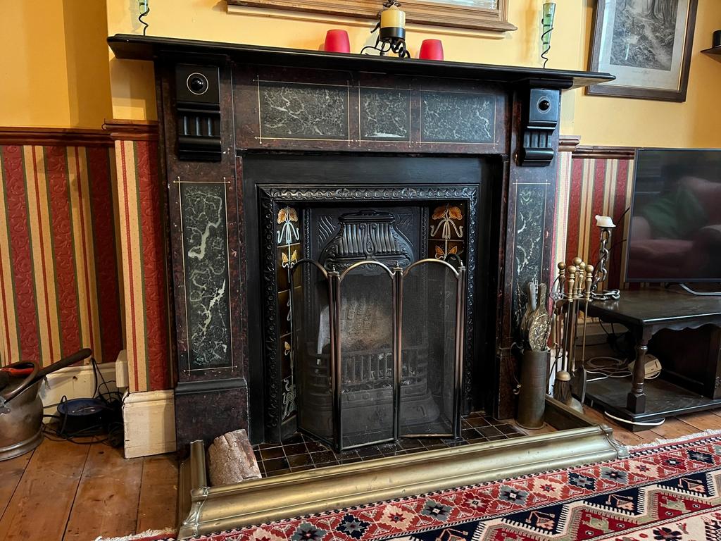 Original fireplace