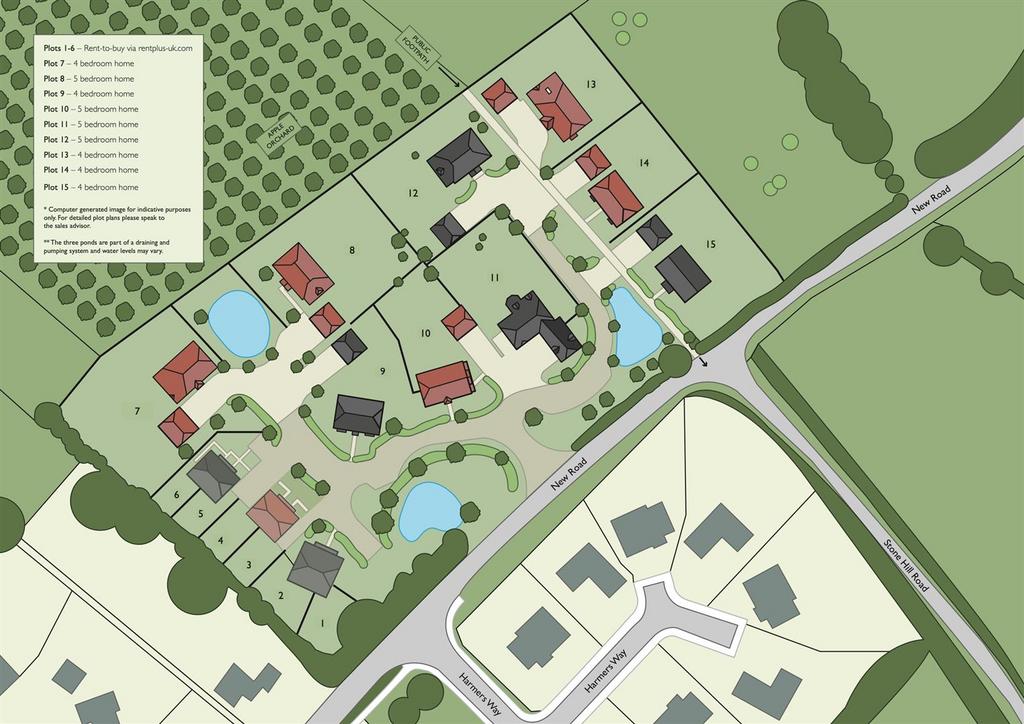 Henshaw Place Site Plan
