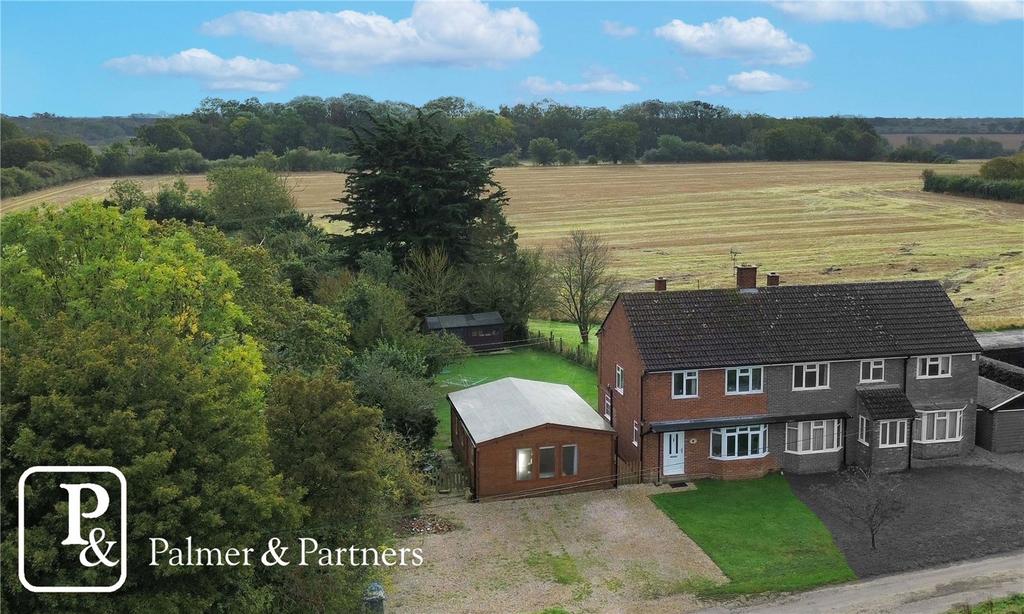 Hog Hill Lane, Yoxford, Saxmundham... 3 bed semidetached house for