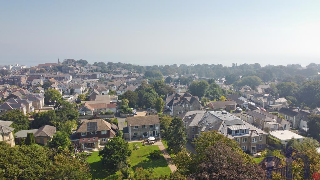 Aerial View of Rear Garden