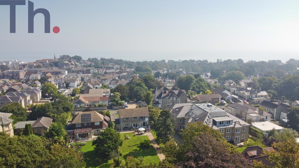 Aerial View of Rear Garden