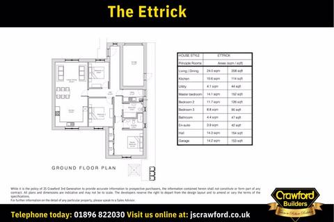 3 bedroom bungalow for sale, The Ettrick, Hillside Terrace, Selkirk